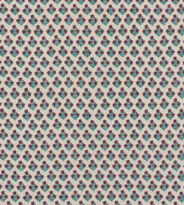 Jaipur Poppy Fabric by GP & J Baker Red/Blue Jaipur Poppy Fabric by GP & J Baker Red/Blue