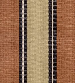 Jaipur Stripe Fabric by JORO Brick/Walnut Jaipur Stripe Fabric by JORO Brick/Walnut