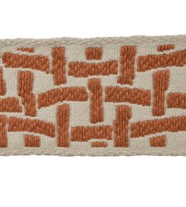 Jakarta Jacquard Braid 80mm Trimming by Houles Ocre Jakarta Jacquard Braid 80mm Trimming by Houles Ocre
