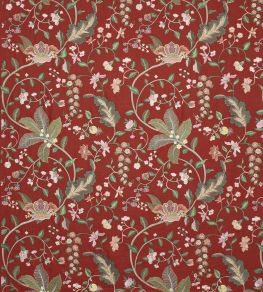 Jalore Fabric by Manuel Canovas Rouge de Chine