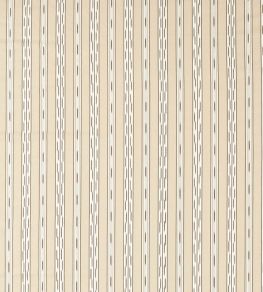 Jamdani Stripe Fabric by Sanderson Gritstone/Oak