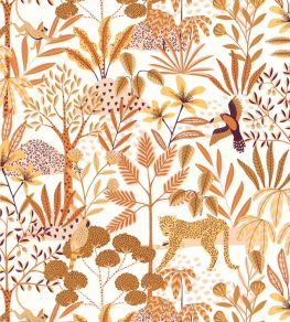 Jane Wallpaper by Caselio Blanc vieux rose