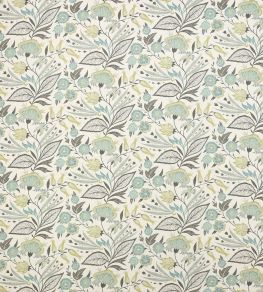 Amber Fabric by Jane Churchill Aqua/Lime