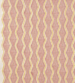 Zhiri Fabric by Jane Churchill Coral/Gold Zhiri Fabric by Jane Churchill Coral/Gold