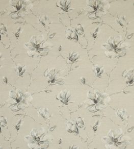 Lola Flower Fabric by Jane Churchill Linen/Aqua Lola Flower Fabric by Jane Churchill Linen/Aqua