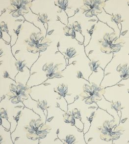 Lola Flower Fabric by Jane Churchill Blue Lola Flower Fabric by Jane Churchill Blue