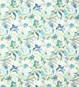 Hot House Fabric by Jane Churchill Teal/Blue Hot House Fabric by Jane Churchill Teal/Blue