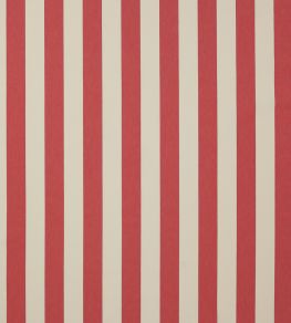 Alda Stripe Fabric by Jane Churchill Red