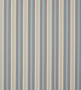 Hopwell Stripe Fabric by Jane Churchill Blue/Red
