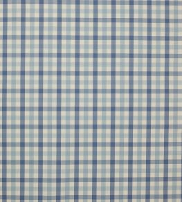 Kali Check Fabric by Jane Churchill Blue