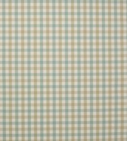 Kali Check Fabric by Jane Churchill Aqua