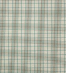 Talla Check Fabric by Jane Churchill Aqua Talla Check Fabric by Jane Churchill Aqua