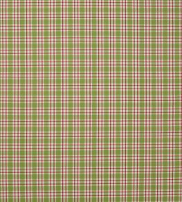 Talla Check Fabric by Jane Churchill Green/Pink