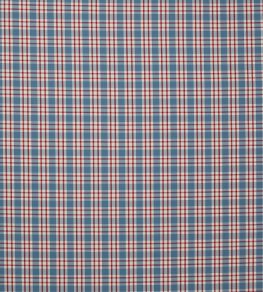 Talla Check Fabric by Jane Churchill Blue/Red