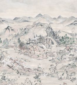 Japanese Chinoiserie Mural by Cole & Son Peony Japanese Chinoiserie Mural by Cole & Son Peony