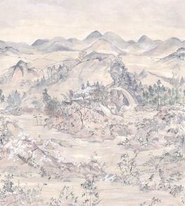 Japanese Chinoiserie Mural by Cole & Son Sand Japanese Chinoiserie Mural by Cole & Son Sand