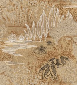 Jasmin Wallpaper by Casamance Dore Jasmin Wallpaper by Casamance Dore