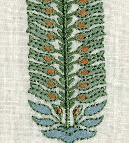 Jasmine Stripe Fabric by JORO Sage