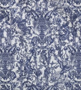 Javanaise Fabric by Jean Paul Gaultier Indigo Javanaise Fabric by Jean Paul Gaultier Indigo