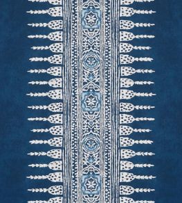 Javanese Stripe Wallpaper by Anna French Navy