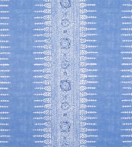 Javanese Stripe Fabric by Anna French Wedgewood Blue Javanese Stripe Fabric by Anna French Wedgewood Blue