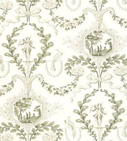 Jester Arabesque Wallpaper by Schumacher Grisaille Jester Arabesque Wallpaper by Schumacher Grisaille