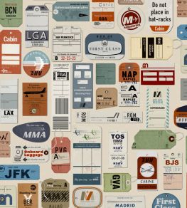 Jet Set Wallpaper by Mini Moderns Stone Jet Set Wallpaper by Mini Moderns Stone