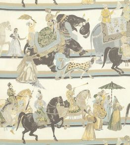 Wedding Parade Fabric by Jim Thompson No.9 Mint Wedding Parade Fabric by Jim Thompson No.9 Mint