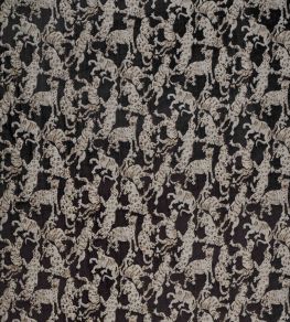 Cat's Pyjamas Fabric by Jim Thompson No.9 Charcoal