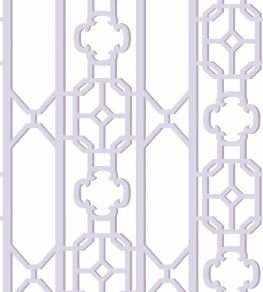 Joanna Fret Wallpaper by Scalamandre Lavender