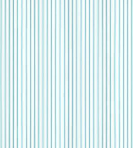 Johnson Stripe Wallpaper by Scalamandre Turquoise