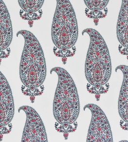 Josephine Fabric by Titley and Marr Indigo & Red Josephine Fabric by Titley and Marr Indigo & Red