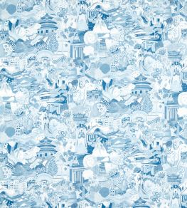 Journey of Discovery Fabric by Harlequin Wild Water / Exhale