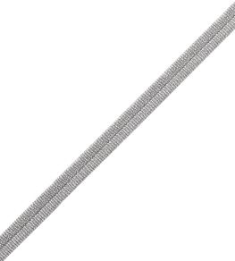 Julienne Metallic Double Welting Trimming by Samuel & Sons Silver Leaf