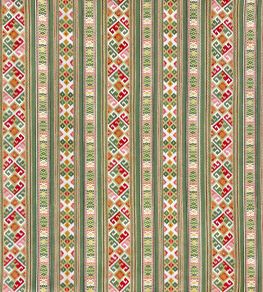 Juni Stripe Fabric by Ian Sanderson Rose Mundi Juni Stripe Fabric by Ian Sanderson Rose Mundi