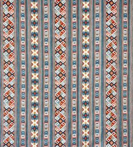 Juni Stripe Fabric by Ian Sanderson Teal