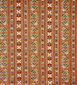 Juni Stripe Fabric by Ian Sanderson Terracotta Juni Stripe Fabric by Ian Sanderson Terracotta
