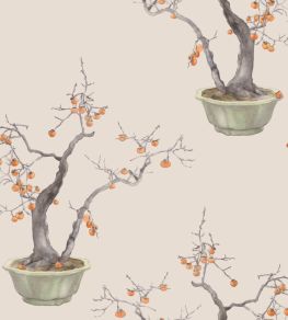 Kaki Persimmon Wallpaper by Cole & Son Violet Patina Kaki Persimmon Wallpaper by Cole & Son Violet Patina