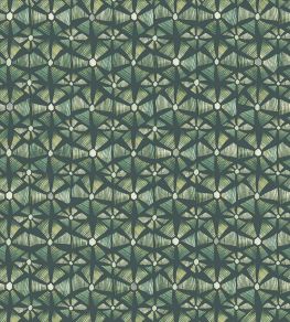 Kalahari Wallpaper by Cole & Son Forest Green & Racing Car Green Kalahari Wallpaper by Cole & Son Forest Green & Racing Car Green