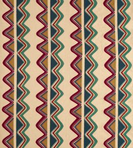 Kaleido Fabric by Harlequin Scarlet/Midnight