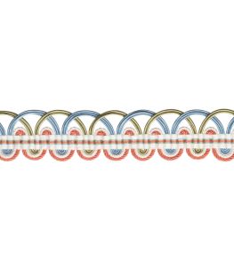 Kaleidoscope Braid Trimming by Samuel & Sons Lupine Kaleidoscope Braid Trimming by Samuel & Sons Lupine
