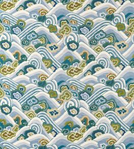Kanagawa Fabric by Harlequin Sky/Forest