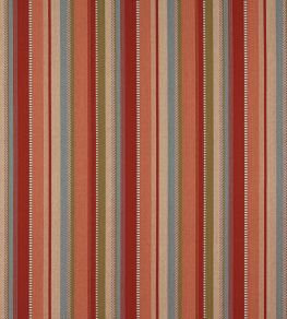Kansa Stripe Fabric by Jane Churchill Red Kansa Stripe Fabric by Jane Churchill Red