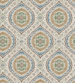 Karabali Wallpaper by Nina Campbell Blue/Green