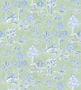 Karuna Wallpaper by Osborne & Little Apple/Denim
