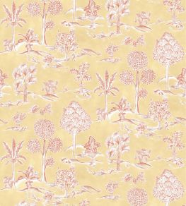 Karuna Wallpaper by Osborne & Little Dandelion/Terracotta Karuna Wallpaper by Osborne & Little Dandelion/Terracotta