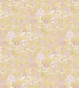 Karuna Fabric by Osborne & Little Gold Terracotta Karuna Fabric by Osborne & Little Gold Terracotta