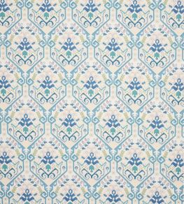 Kashmar Fabric by Jane Churchill Blue Kashmar Fabric by Jane Churchill Blue