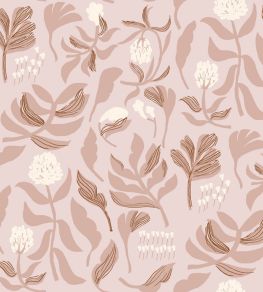 Kasvio Wallpaper by Marimekko Pink