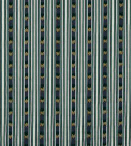 Kendra Stripe Fabric by Jane Churchill Indigo/Teal